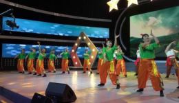 《老腔舞蹈》九月九艺术团在陕西省电视台表演